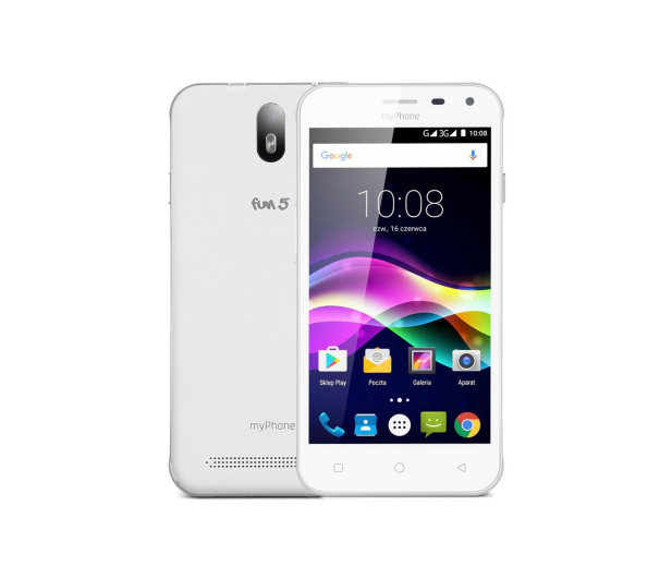 MYPHONE FUN 5 Biały Dual Sim - 329294 - zdjęcie